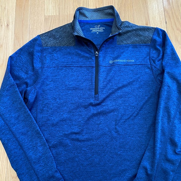 Vineyard Vines Navy Medium Performance Pullover - Picture 2 of 7